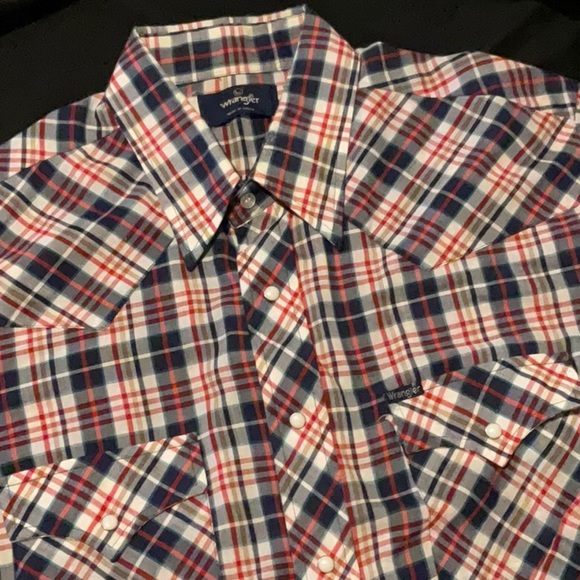 Wrangler Shirts Vintage Wrangler Button Snap Dress Shirt Poshmark